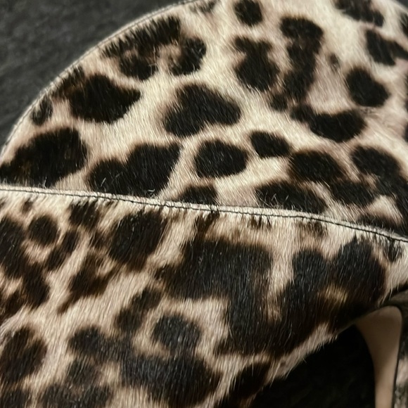 Boden Calf Hair Animal Print Booties/and shoe bag - Picture 8 of 9